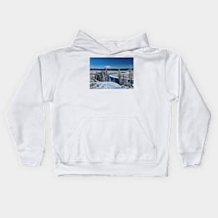 The serenity of Winter Kids Hoodie